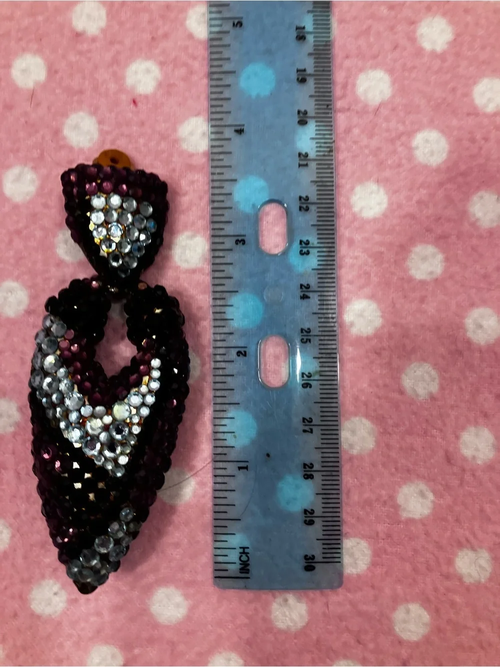 Vintage Beaded Clip-on Earrings.
